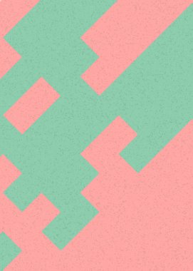 Soyut Geometrik Desen üretken hesaplama sanatı çizimi