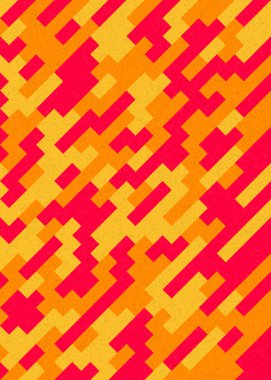 Soyut Geometrik Desen üretken hesaplama sanatı çizimi