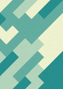 Soyut Geometrik Desen üretken hesaplama sanatı çizimi