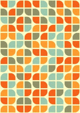 Soyut Geometrik Desen üretken hesaplama sanatı çizimi