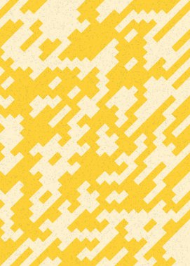 Soyut Geometrik Desen üretken hesaplama sanatı çizimi