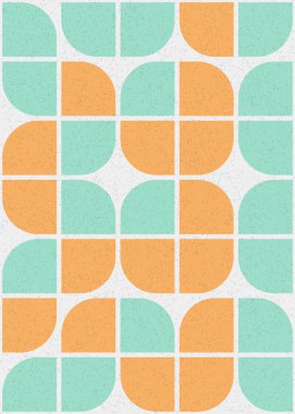 Soyut Geometrik Desen üretken hesaplama sanatı çizimi