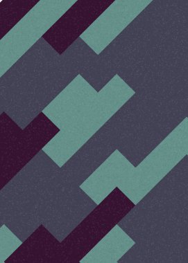 Soyut Geometrik Desen üretken hesaplama sanatı çizimi