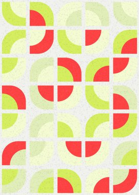 Soyut Geometrik Desen üretken hesaplama sanatı çizimi