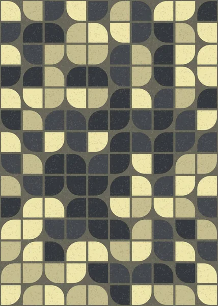 Abstrakte Geometrische Muster Generative Computergestützte Kunstillustration — Stockvektor