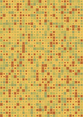 Soyut Geometrik Desen üretken hesaplama sanatı çizimi