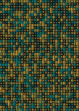 Soyut Geometrik Desen üretken hesaplama sanatı çizimi