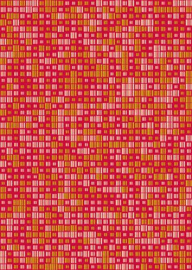 Soyut Geometrik Desen üretken hesaplama sanatı çizimi