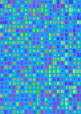 Soyut Geometrik Desen üretken hesaplama sanatı çizimi