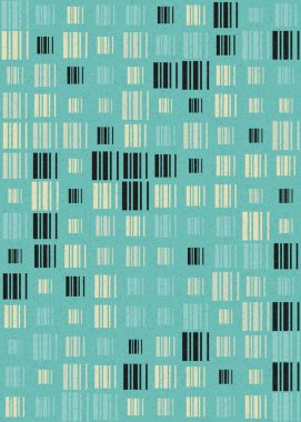 Soyut Geometrik Desen üretken hesaplama sanatı çizimi