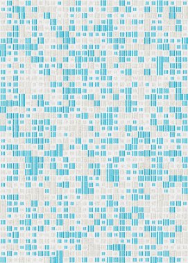 Soyut Geometrik Desen üretken hesaplama sanatı çizimi