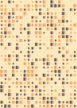 Soyut Geometrik Desen üretken hesaplama sanatı çizimi