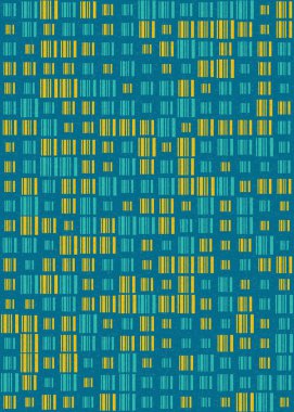 Soyut Geometrik Desen üretken hesaplama sanatı çizimi