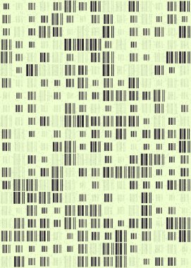 Soyut Geometrik Desen üretken hesaplama sanatı çizimi