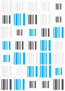 Soyut Geometrik Desen üretken hesaplama sanatı çizimi