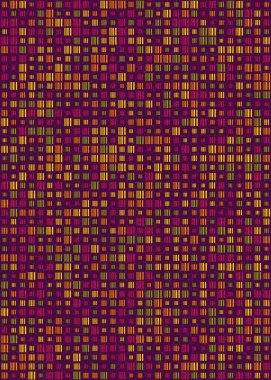 Soyut Geometrik Desen üretken hesaplama sanatı çizimi