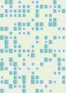 Soyut Geometrik Desen üretken hesaplama sanatı çizimi