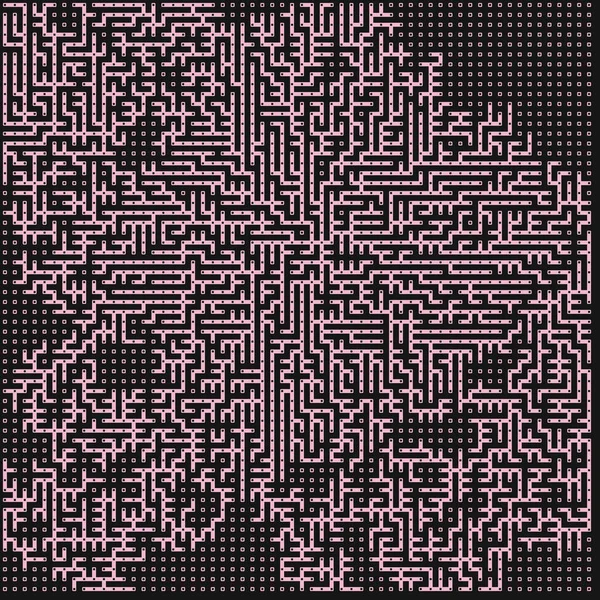 Albert Laszlo Barabasi Algorithmus Netzwerk Visualisierung Implementierung Illustration — Stockvektor