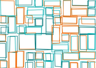 Ofset Quad üretken sanat arkaplan çizimi