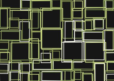 Ofset Quad üretken sanat arkaplan çizimi