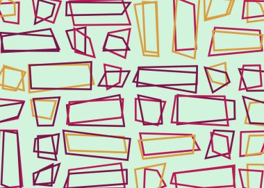 Ofset Quad üretken sanat arkaplan çizimi