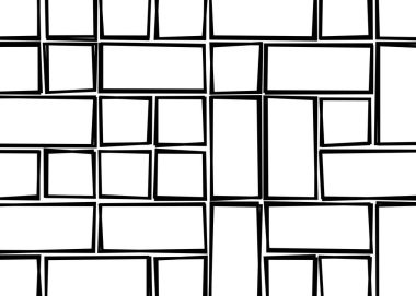 Ofset Quad üretken sanat arkaplan çizimi