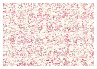 Ofset Quad üretken sanat arkaplan çizimi