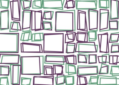 Ofset Quad üretken sanat arkaplan çizimi