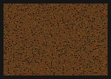 Ofset Quad üretken sanat arkaplan çizimi