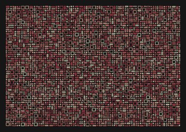 Ofset Quad üretken sanat arkaplan çizimi