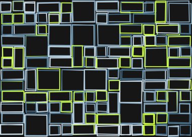 Ofset Quad üretken sanat arkaplan çizimi