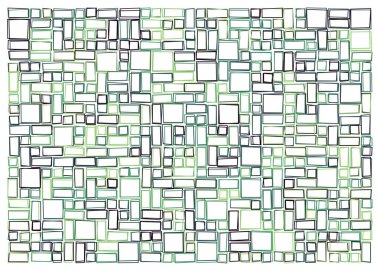 Ofset Quad üretken sanat arkaplan çizimi