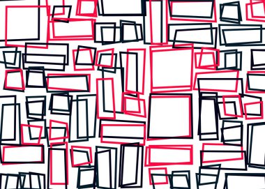 Ofset Quad üretken sanat arkaplan çizimi