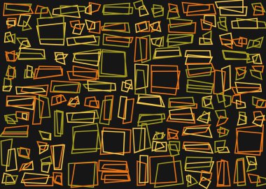 Ofset Quad üretken sanat arkaplan çizimi