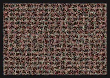 Ofset Quad üretken sanat arkaplan çizimi