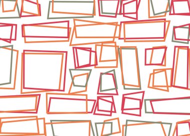 Ofset Quad üretken sanat arkaplan çizimi