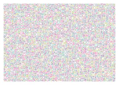 Ofset Quad üretken sanat arkaplan çizimi