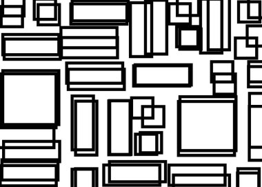 Ofset Quad üretken sanat arkaplan çizimi