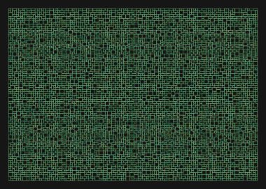 Ofset Quad üretken sanat arkaplan çizimi