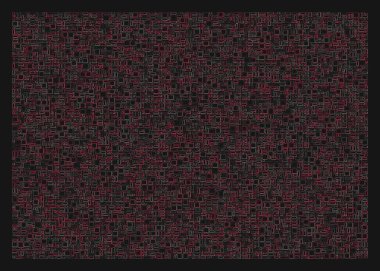 Ofset Quad üretken sanat arkaplan çizimi