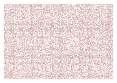 Ofset Quad üretken sanat arkaplan çizimi