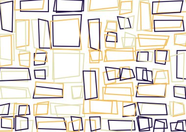 Ofset Quad üretken sanat arkaplan çizimi