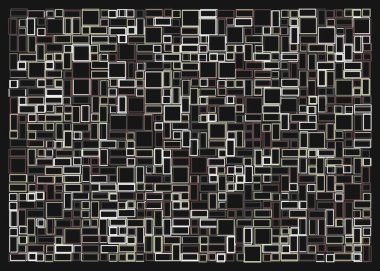 Ofset Quad üretken sanat arkaplan çizimi