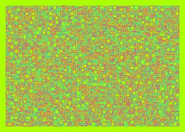 Ofset Quad üretken sanat arkaplan çizimi