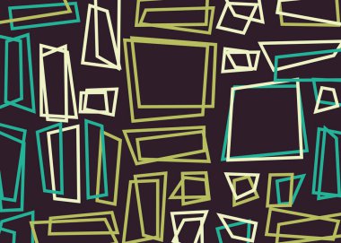 Ofset Quad üretken sanat arkaplan çizimi