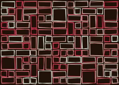 Ofset Quad üretken sanat arkaplan çizimi