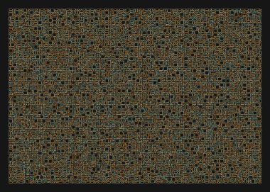 Ofset Quad üretken sanat arkaplan çizimi