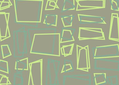 Ofset Quad üretken sanat arkaplan çizimi