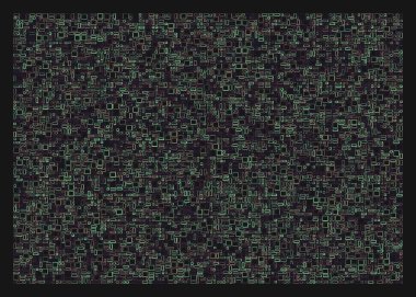 Ofset Quad üretken sanat arkaplan çizimi