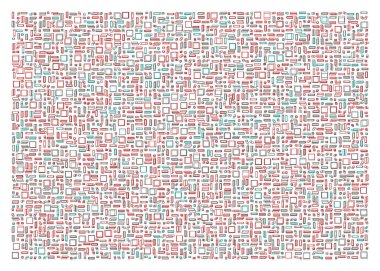 Ofset Quad üretken sanat arkaplan çizimi